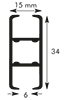 Querschnitt Raumtrennsystem 5410